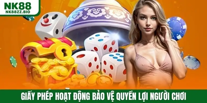 Giấy phép hoạt động bảo vệ quyền lợi người chơi